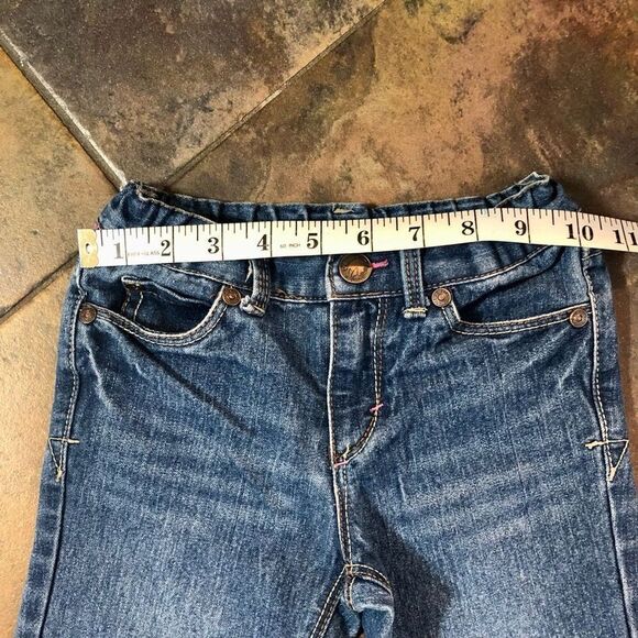 Girls Bundle 2 Pairs of Pants - Cheetah Pull-on Leggings, Snap with Elastic Wais - Picture 10 of 16